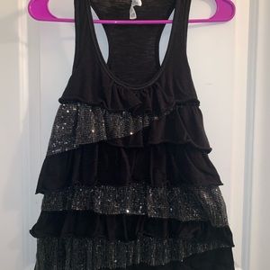 Favorite layered sequin tank